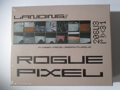 Rogue Pixel Mondlandung 1000 Teile Puzzle Neu Versiegelt und Ungeöffnet.
