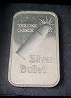 Vintage 1 Troy oz .999 Silver Bar “ The Silver Bullet” Bar —- Rare!!!