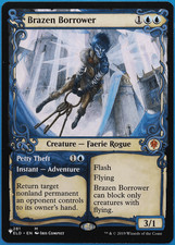 Brazen Borrower / Petty Theft (Showcase) Throne of Eldraine NM (501471) ABUGames