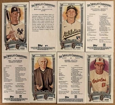 2025 Topps Allen & Ginter Baseball BASE MINI Cards #1-350 You Pick!