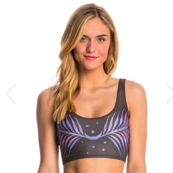 Top Corto Teeki Talla XS/S Yoga Pilates Phoenix Rising Lover Estilo Anti Microbiano Foto 2 de 4