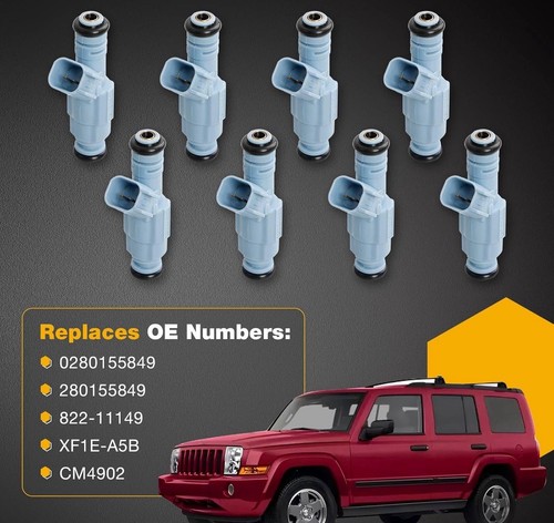 Iniettore Carburante 4 Fori 8pz | Ricambio per Dodge Dakota Durango 2001-2007.. - Foto 7 di 7