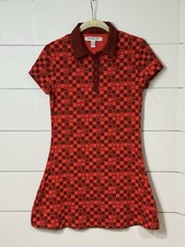 NEW Urban Outfitters Red Checker Polo Mini Dress Size M