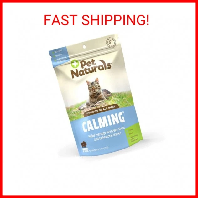 Pet Naturals Calming Chews for Cats, 30 Chews - Behavioral Support and Anxiety R - Image 2 of 2