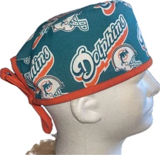 NFL Miami Dolphins 1997 (WITH DEFECTS) Scrub Hat Chemo Cap