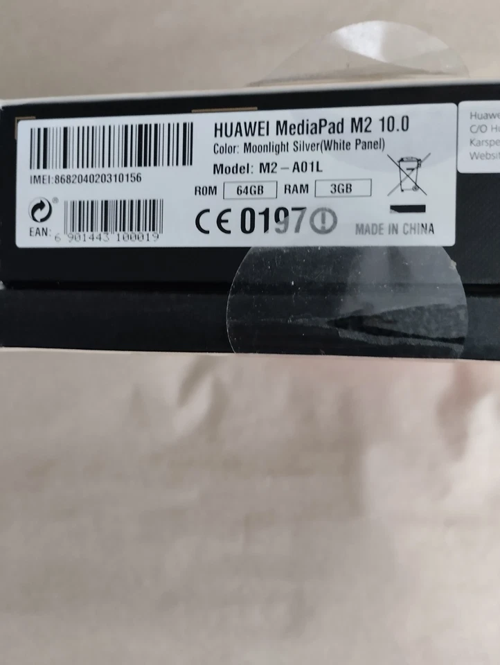 Huawei MediaPad M2 10.0 64GB Moonlight Silver - Bild 4 von 4