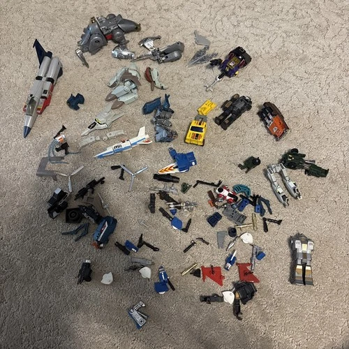 Vintage G1 Transformers Go Bots Lot For Parts Repair