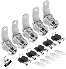 5 Pack Tool Box Lock With Keys 58 Cabinet Lock Cam Lock Keyed Alike Toolbox