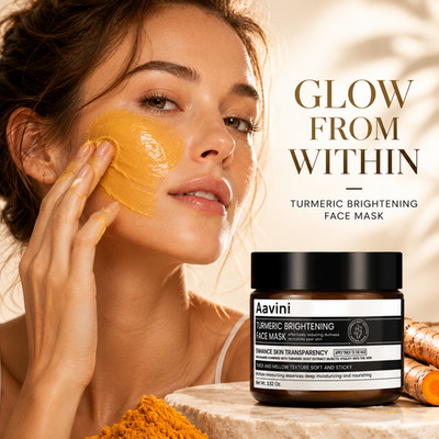 Turmeric Face Mask 3.52oz   Brightening & Even Skin Tone Treatment