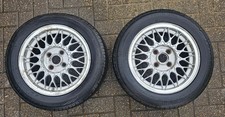 BBS ALLOY WHEELS - PAIR - 14 X 6 - ET 45 - 4 x 100 - TWO ONLY FROM MX5 MK1 EUNOS
