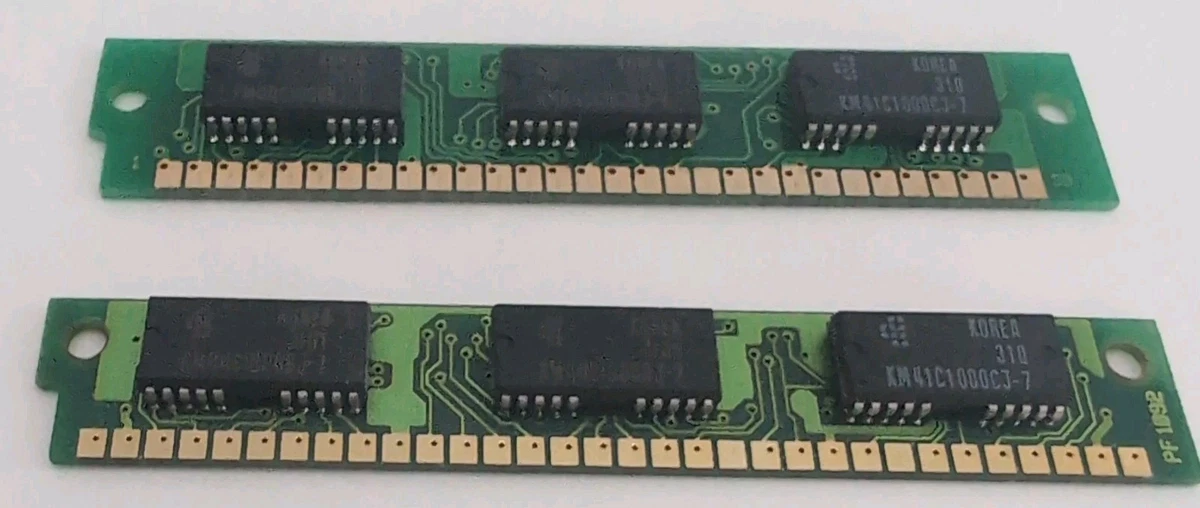 SIMM Computer RAM 1 MB Total Capacity 30 Pins for sale | eBay