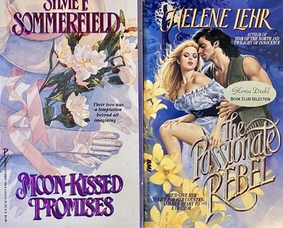 (2 pb) 1993 historical romance Helene LEHR Sylvie F. SOMMERFIELD Bodice Ripper