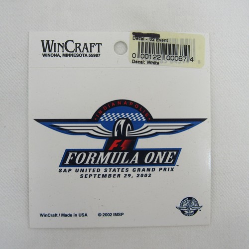 2002 Formula-1 United States Grand Prix Event Collector Decal IMS Ferrari - Picture 6 of 6