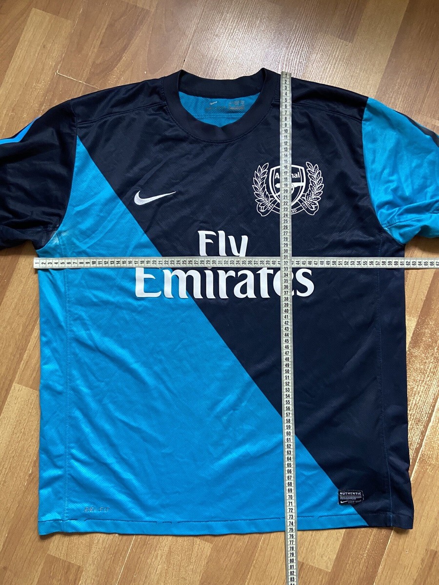 理事長 二つセット ARSENAL 2011 2012 AWAY SHIRT JERSEY NIKE 423983-472 sz XL