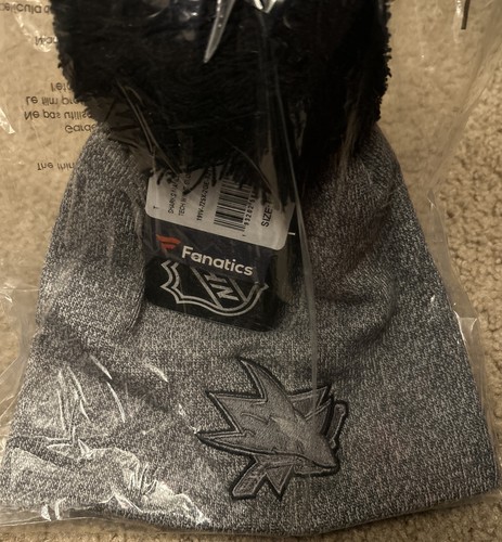 Pro Fanatics San Jose Sharks Marled Tech Women's Slouch Gray OS FREE SHIPPING! - Picture 3 of 10