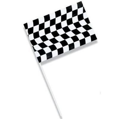 30FT CHEQUERED FLAG CREPE STREAMER F1 Motor Racing Party Decoration 55397