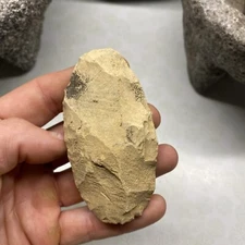 MLC s4046 Flint Celt Spade Knife Blade Arrowhead Monroe Co Illinois Artifact