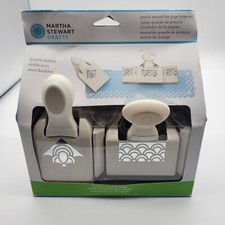Martha Stewart Punch Around Page Large Combo-Double Arches Scrapbook PreownedNEW