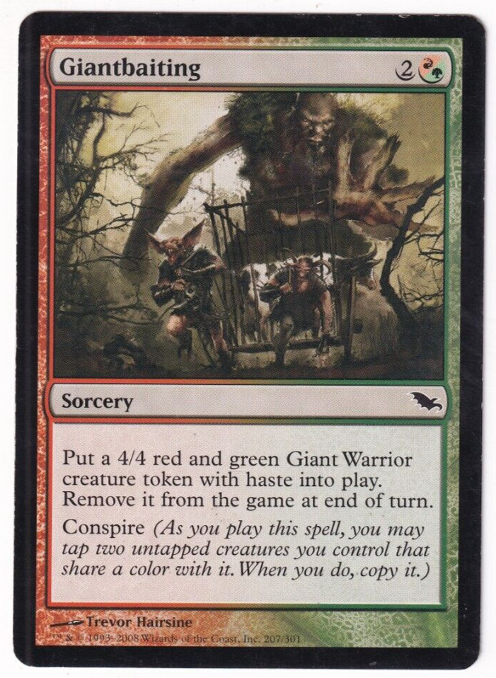 Giantbaiting Shadowmoor #207 Magic The Gathering 2008 MTG Single