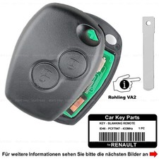 Auto Ersatz Funk Schlüssel für Renault Clio Kangoo Twingo Symbol Modus Master