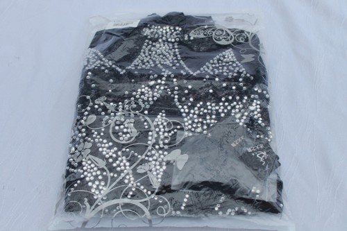 Kürkleid RSG Eiskunstlauf Skating Tanzmariechen schwarz Strass 134 140 146 NEU - Bild 4 von 10