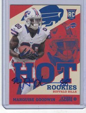 2013 Panini Father's Day Score Hot Rookies Autographs #36 Marquise Goodwin/35