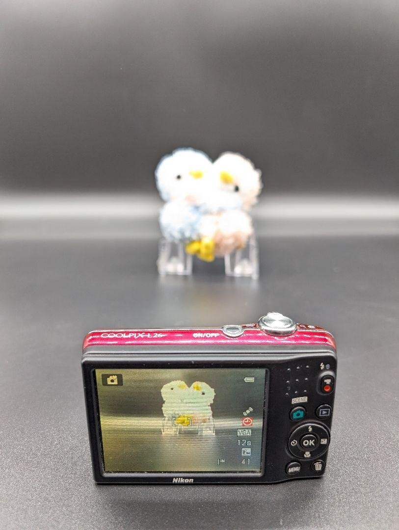 【美品】 Nikon COOLPIX L26 レッド ニコン デジタルカメラ Nikon COOLPIX L26 16.1MP Digital Camera - Red for sale