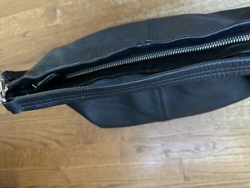 Coach Park Black Pebble Leather Hobo Shoulder Bag… - image 6