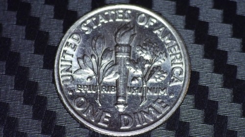 1991 P Dime Error Coin Off Center Strike/misaligned Dies - Picture 4 of 4