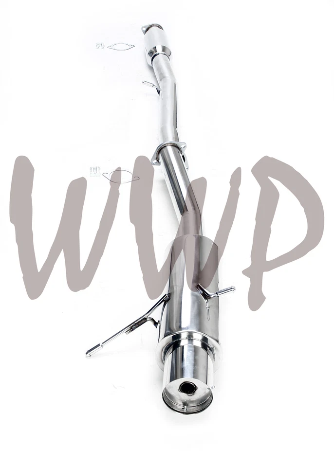 Sistema de silenciador de escape Performance CatBack 02-07 Subaru WRX y STI Turbo GD/GG Foto 3 de 3