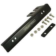 Universal Black Front Bumper License Plate Mount Bracket Relocator Holder NEW