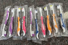 Children's Toothbrushes - Dolphin Handle - Lot of 10 - Imprint on Handle