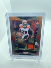 Joe Mixon 2019 Certified Certified Gamers Mirror Orange Dual Patch 26/199 #CG-JM