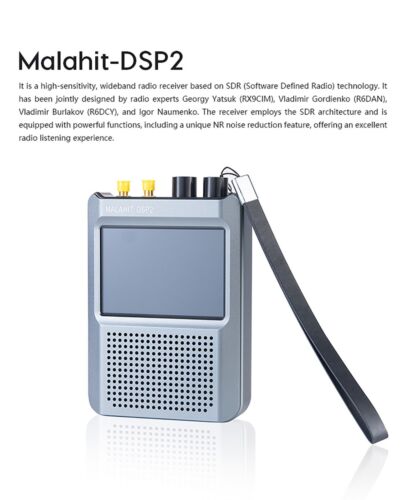 Radio récepteur Malahit-DSP2 SDR 2,30 10 kHz-380 MHz 404 MHz-2 GHz AM/SSB/DSB/CW/NFM - Photo 1/16