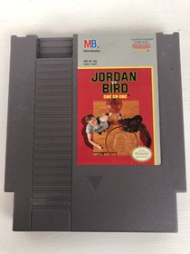 Used RETRO - Nintendo NES Game - Jordan Vs Bird One on One - TESTED / VERIFIED 