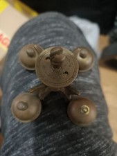 Antique Torsion Clock Pendulum Mantel Clock 4 ball Pendulum heavy vintage