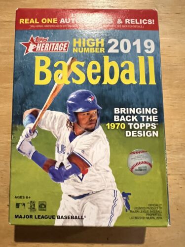 2019 Topps Heritage High Number Baseball Hanger Box -  NEW & FACTORY SEALED! - Picture 1 of 2