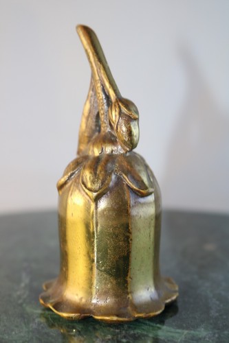 Antique Art Deco Peerage Brass Servant Service Canterbury Bell Rd 823172 England - Picture 4 of 8