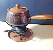 Fornello Fondue Bourguignonne Rame Vintage