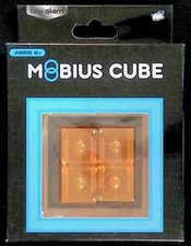 BRAINSTEM MOBIUS CUBE ADHD ETC - SENSORY PUZZLE FIDGIT TOY NEW IN BOX - ORANGE