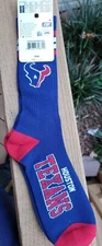 Houston texans 504 navy large socks
