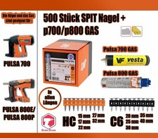 Original Spit Nägel C / HC mit Gas für Pulsa 700/800 p ,Pulsa 40P
