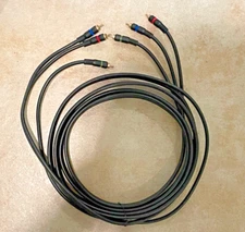 12FT 3 RCA Male to Male Cable Component Video Cable YPbPr Red Green Blue Plugs