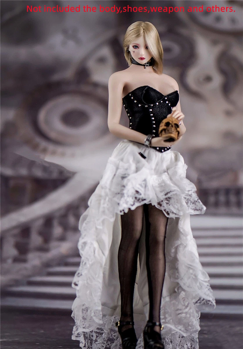 White gothic corset clearance dress