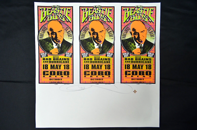 MARK ARMINSKI BEASTIE BOYS ポスター MARK ARMINSKI THE BEASTIE BOYS 1995 COBO ARENA SIGNED FRAMED
