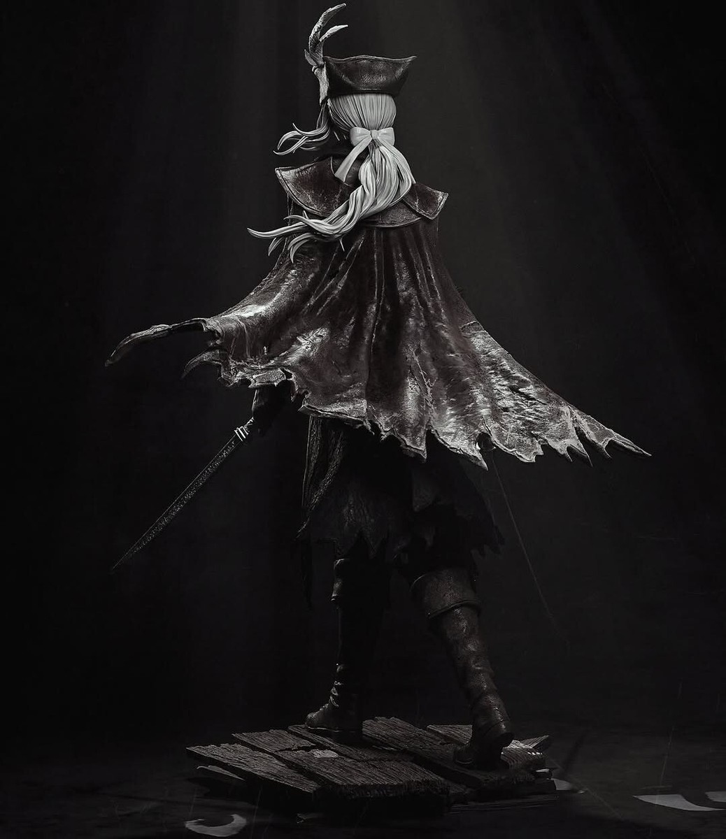 Lady Maria, Bloodborne, Resin Model Kit Unpainted 3d Printed GK