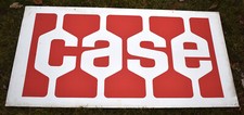 Rare Vintage Case Farm Tractor Machinery Equipment 4x2 Advertising Sign