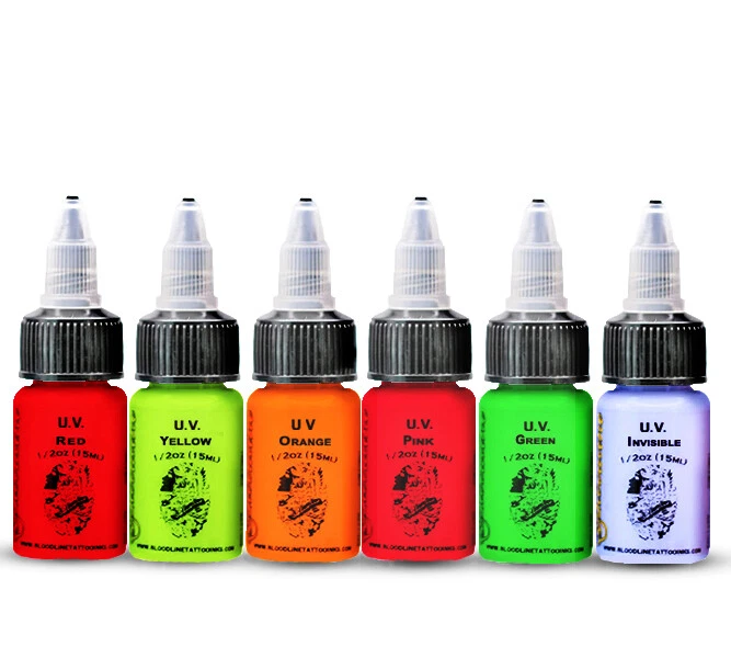 Bloodline Tattoo Ink 12 Color Set - 1/2 oz (15 ml)