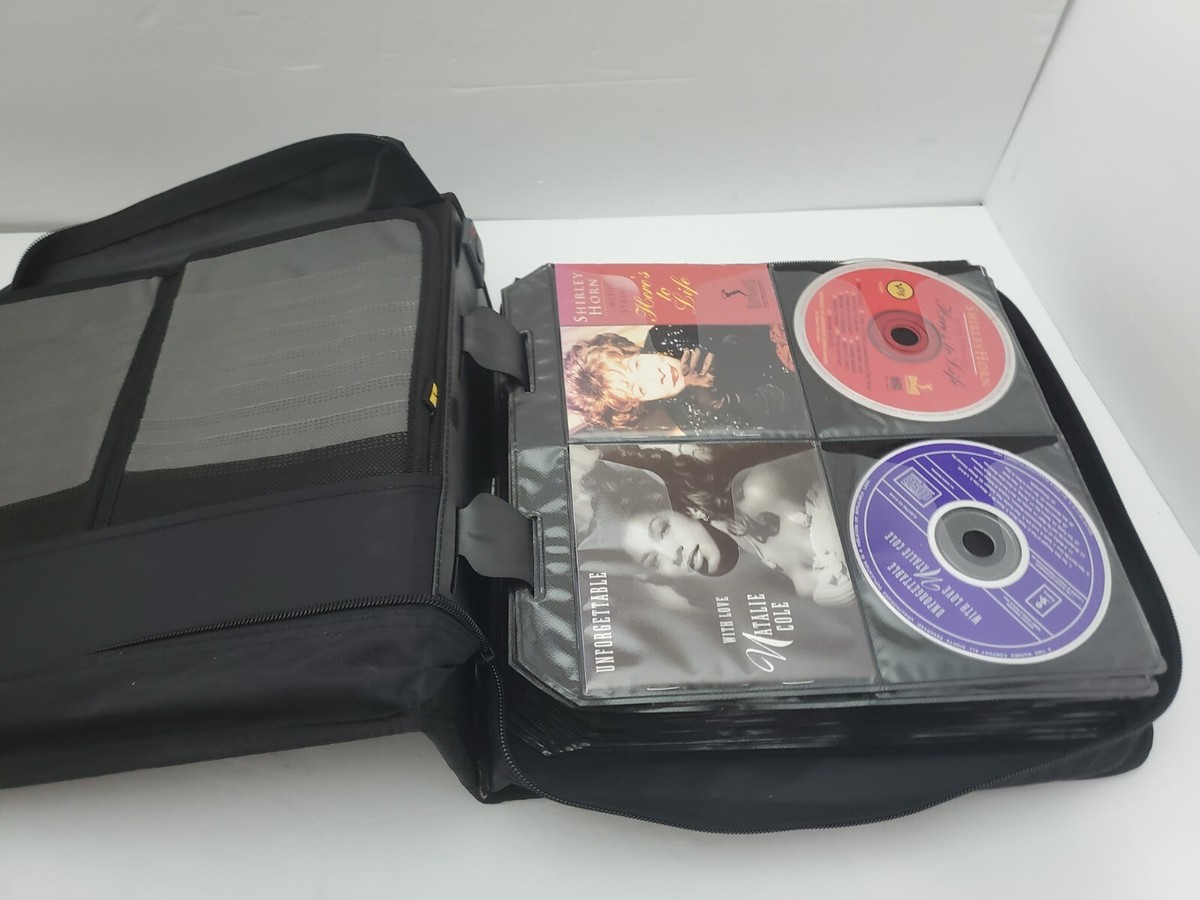 Huge Lot Of 95 CDs in Case Logic Case: R&B Rock Jazz Pop Holiday