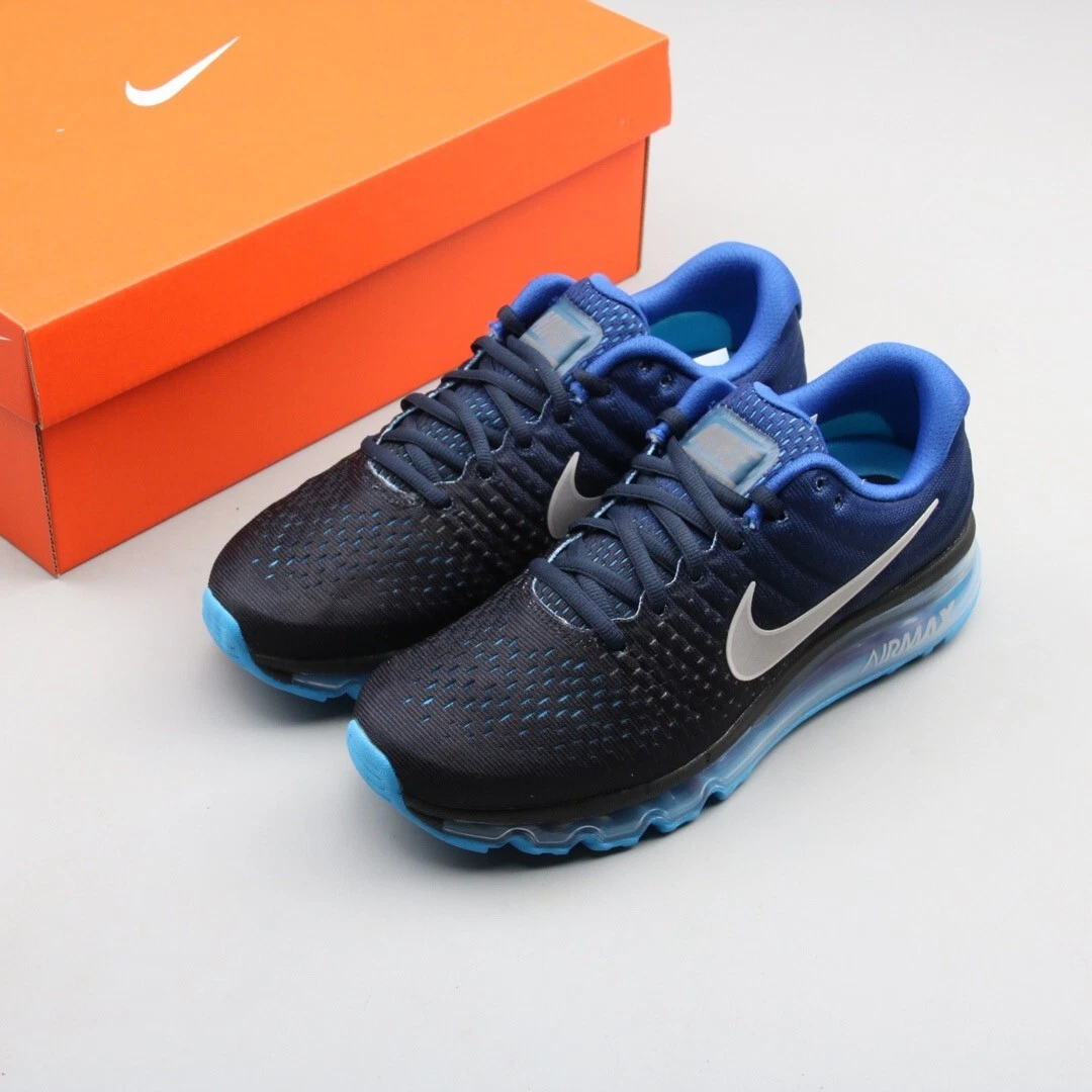 Nike Air Max 2017 （black blue） Men's Casual Shoes ( Classic Series ）